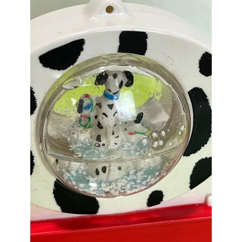 Disney 101 Dalmatians Snow Globe 1996 McDonalds Vintage Collectible Toy Red Base